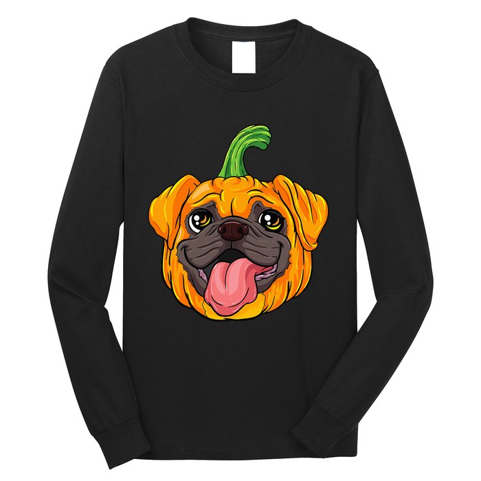 Pugkin Pupkin Festive Fall Dog Costume Long Sleeve Shirt