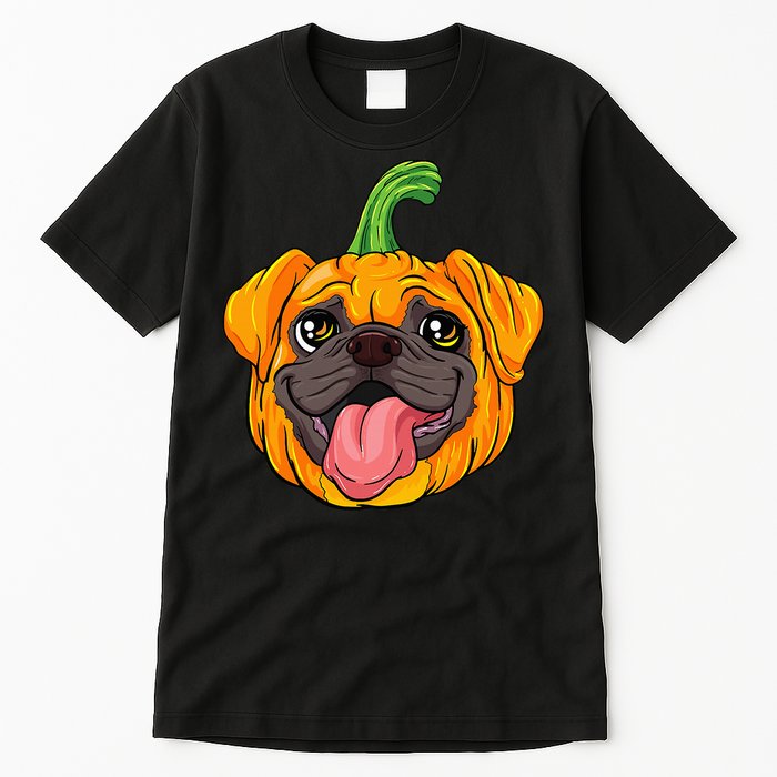 Pugkin Pupkin Festive Fall Dog Costume Tall T-Shirt