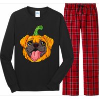 Pugkin Pupkin Festive Fall Dog Costume Long Sleeve Pajama Set