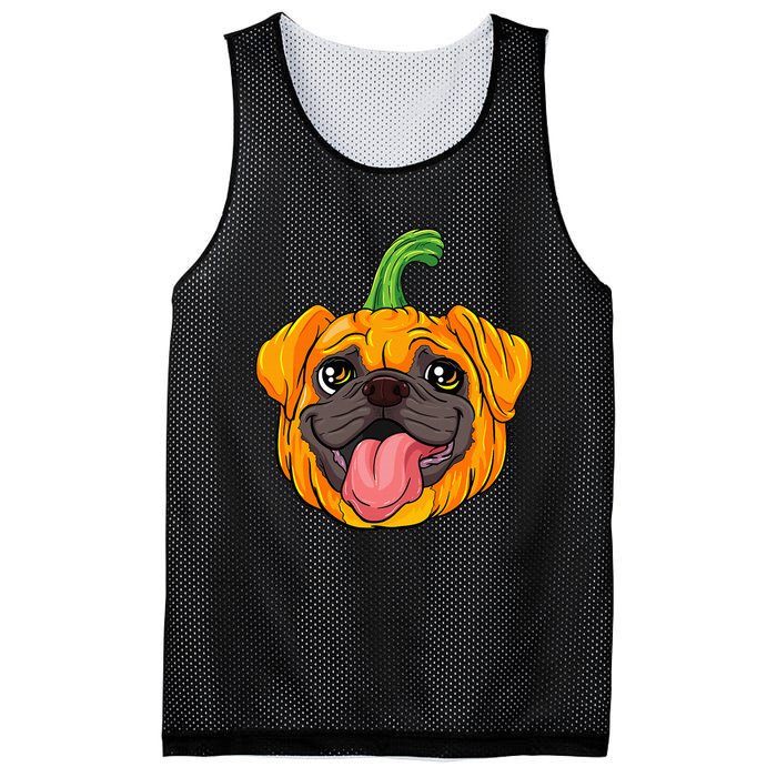 Pugkin Pupkin Festive Fall Dog Costume Mesh Reversible Basketball Jersey Tank