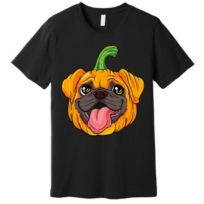 Pugkin Pupkin Festive Fall Dog Costume Premium T-Shirt