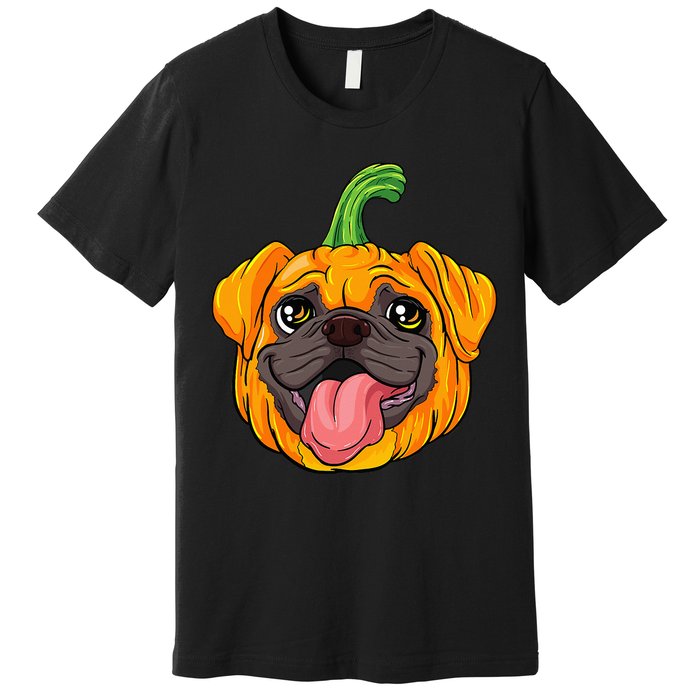 Pugkin Pupkin Festive Fall Dog Costume Premium T-Shirt