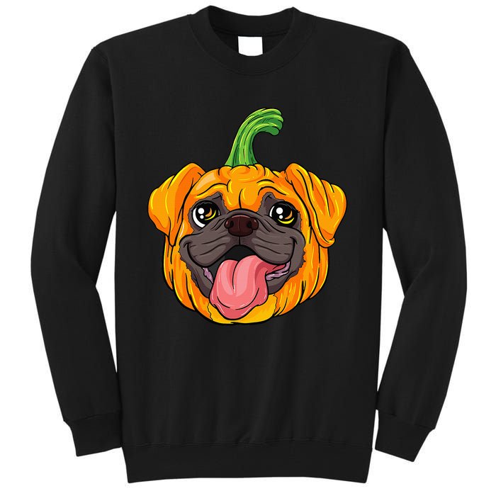 Pugkin Pupkin Festive Fall Dog Costume Tall Sweatshirt