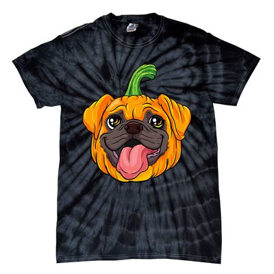 Pugkin Pupkin Festive Fall Dog Costume Tie-Dye T-Shirt