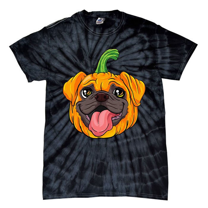 Pugkin Pupkin Festive Fall Dog Costume Tie-Dye T-Shirt