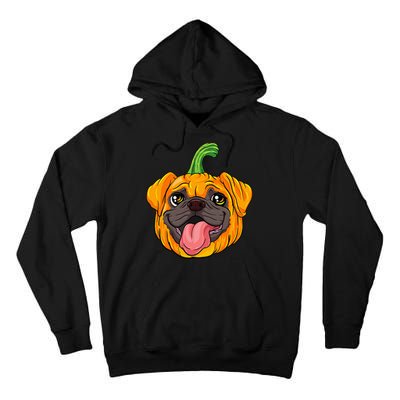 Pugkin Pupkin Festive Fall Dog Costume Tall Hoodie