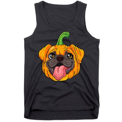 Pugkin Pupkin Festive Fall Dog Costume Tank Top