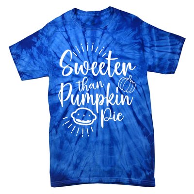 Pumkin Pie For Halloween Thanksgiving Christmas Pie Lover Cool Gift Tie-Dye T-Shirt