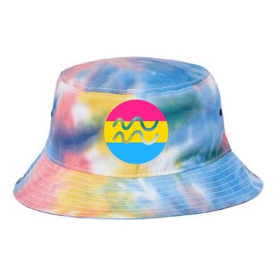 Pansexual Pride Flag Aquarius Horoscope Zodiac Sign Birthday Cool Gift Tie Dye Newport Bucket Hat