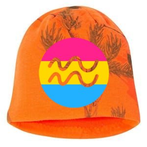 Pansexual Pride Flag Aquarius Horoscope Zodiac Sign Birthday Cool Gift Kati - Camo Knit Beanie