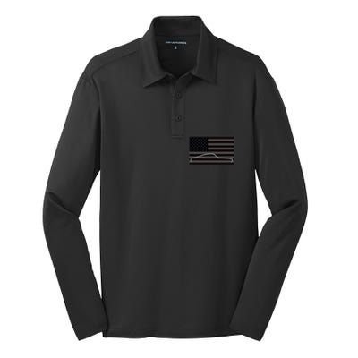 Patriot Pony Fastback 2 Silk Touch Performance Long Sleeve Polo