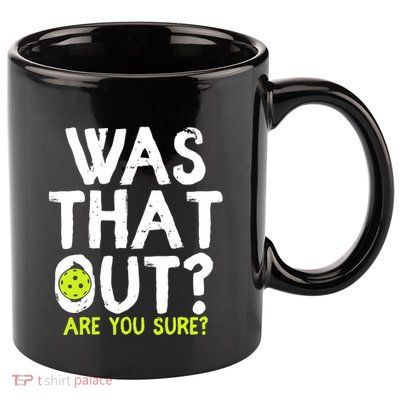Pickleball Player Funny Sayings 11oz C Handle Ceramic Mug