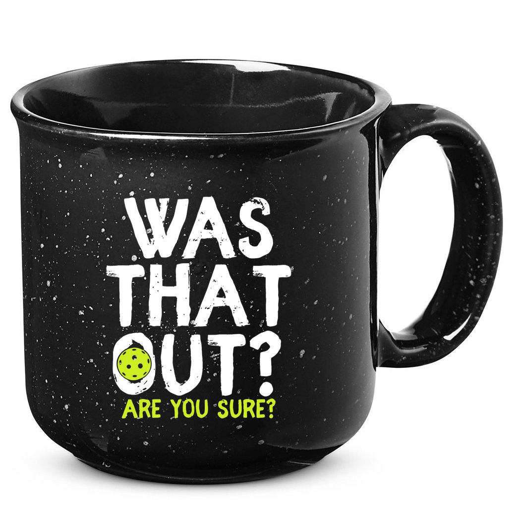 Pickleball Player Funny Sayings 15oz Campfire Ceramic Mug