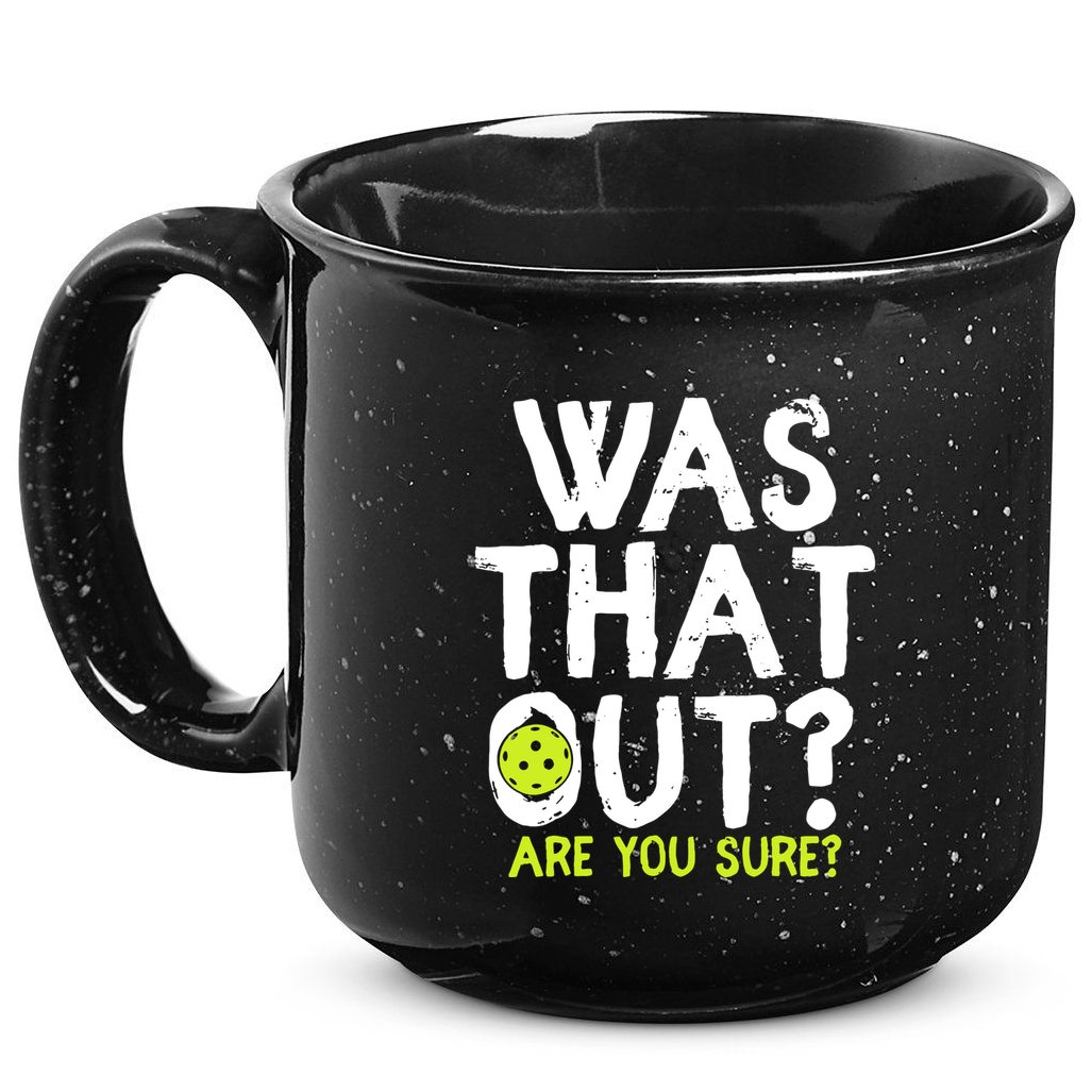 Pickleball Player Funny Sayings 15oz Campfire Ceramic Mug