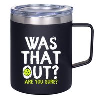 Pickleball Player Funny Sayings 12oz Stainless Steel Coffee Mug