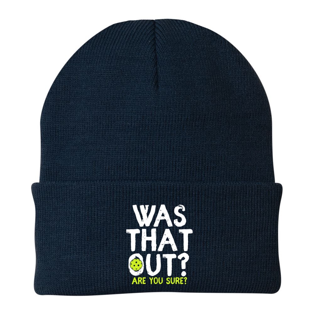 Pickleball Player Funny Sayings Beanie
