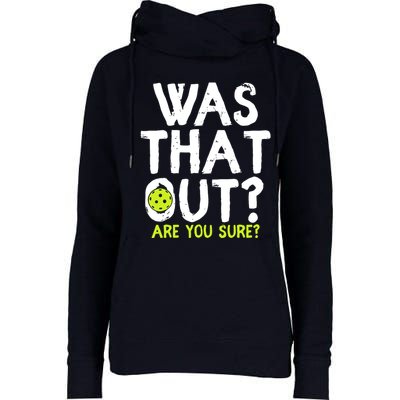 Pickleball Player Funny Sayings Womens Funnel Neck Pullover Hood