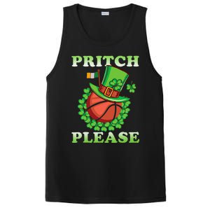 Pritch Please Funny Basketball St PatrickS Day PosiCharge Competitor Tank