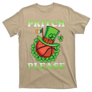 Pritch Please Funny Basketball St PatrickS Day T-Shirt