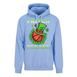 Pritch Please Funny Basketball St PatrickS Day Unisex Surf Hoodie