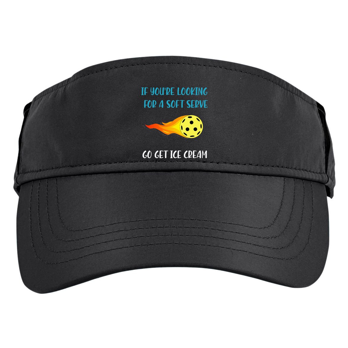 Pickelball Pun Funny Gift For Pickleball Lovers & Players Adult Drive Performance Visor