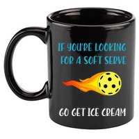 Pickelball Pun Funny Gift For Pickleball Lovers & Players 11oz C Handle Ceramic Mug