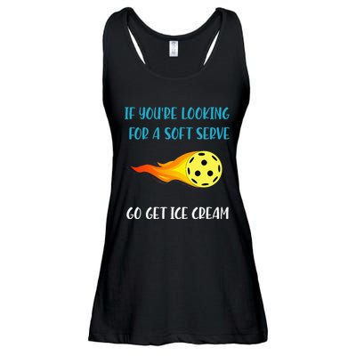 Pickelball Pun Funny Gift For Pickleball Lovers & Players Ladies Essential Flowy Tank