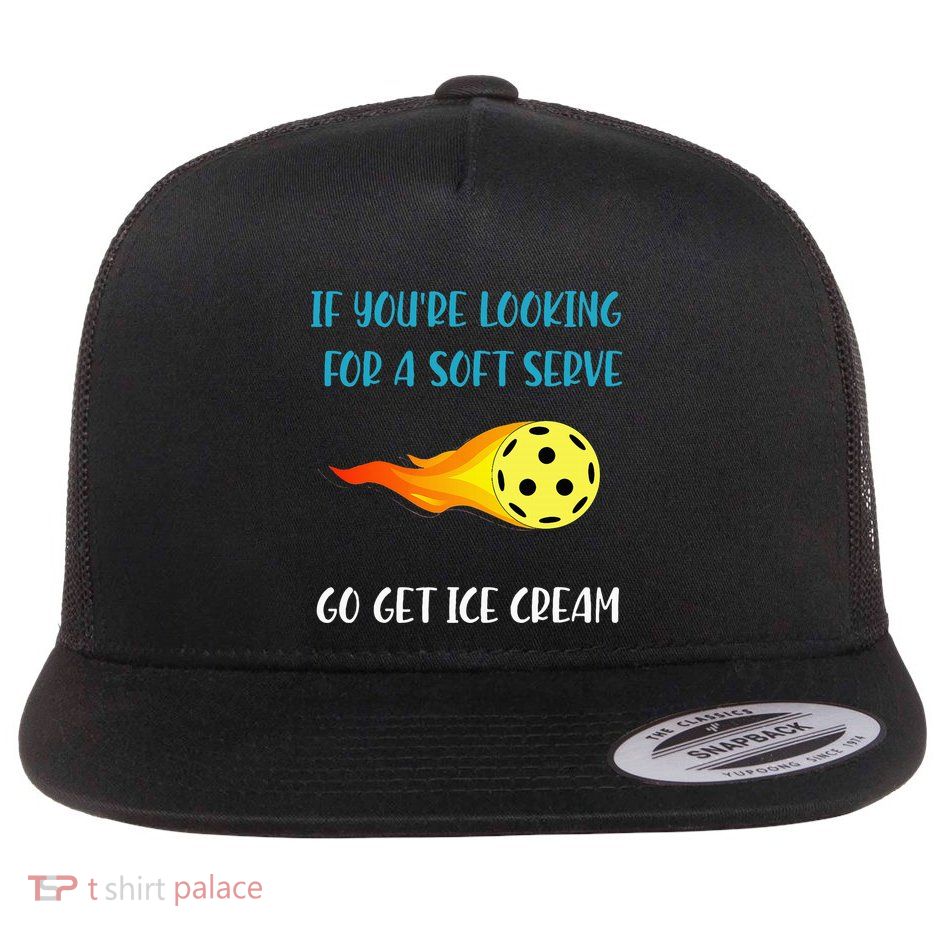 Pickelball Pun Funny Gift For Pickleball Lovers & Players Flatbill Hat
