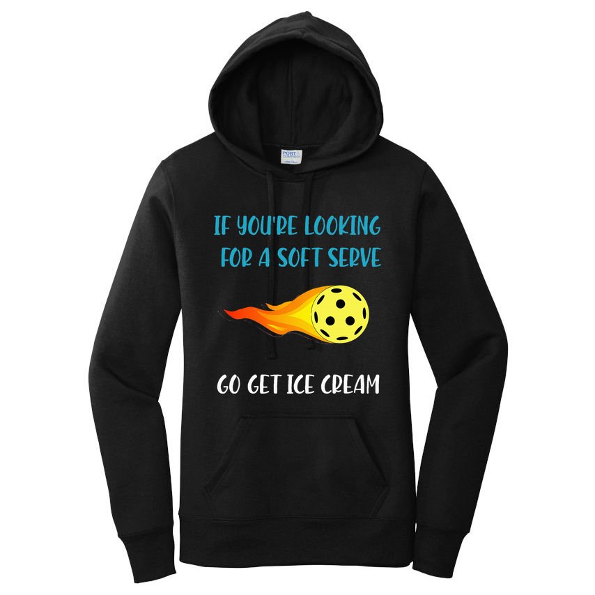 Pickelball Pun Funny Gift For Pickleball Lovers & Players Women's Pullover Hoodie