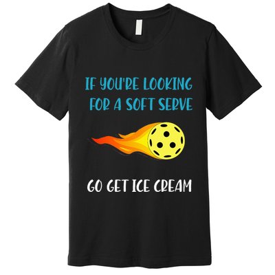 Pickelball Pun Funny Gift For Pickleball Lovers & Players Premium T-Shirt
