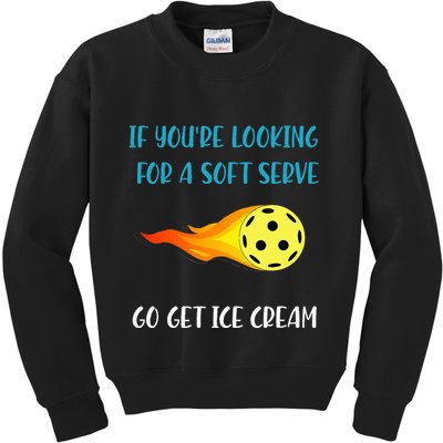 Pickelball Pun Funny Gift For Pickleball Lovers & Players Kids Sweatshirt