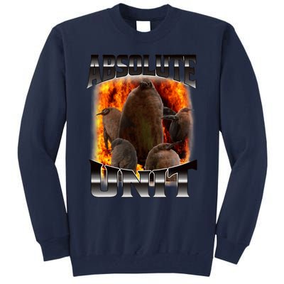 Pesto Penguin Funny Absolute Unit Bootleg Rap Fire Tall Sweatshirt