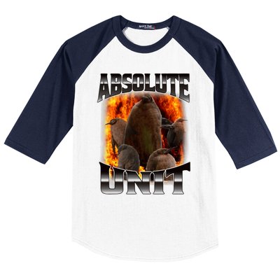 Pesto Penguin Funny Absolute Unit Bootleg Rap Fire Baseball Sleeve Shirt