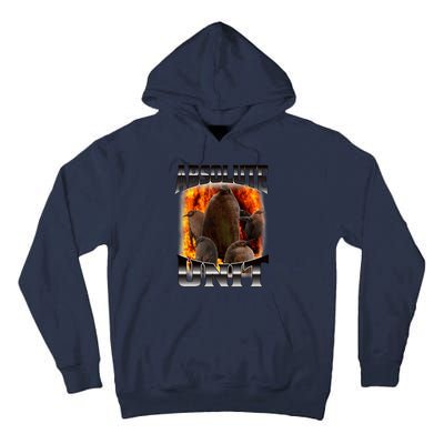 Pesto Penguin Funny Absolute Unit Bootleg Rap Fire Tall Hoodie