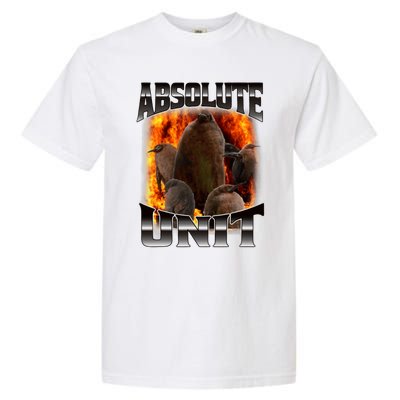 Pesto Penguin Funny Absolute Unit Bootleg Rap Fire Garment-Dyed Heavyweight T-Shirt