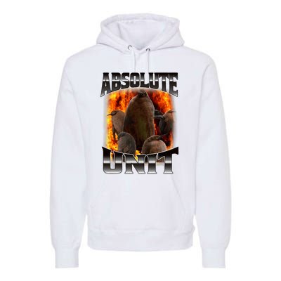 Pesto Penguin Funny Absolute Unit Bootleg Rap Fire Premium Hoodie