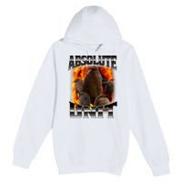 Pesto Penguin Funny Absolute Unit Bootleg Rap Fire Premium Pullover Hoodie