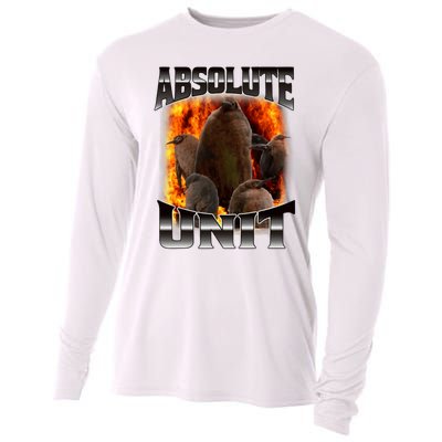 Pesto Penguin Funny Absolute Unit Bootleg Rap Fire Cooling Performance Long Sleeve Crew