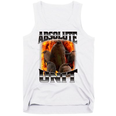 Pesto Penguin Funny Absolute Unit Bootleg Rap Fire Tank Top