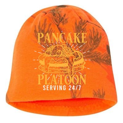 Pancake Platoon Football Line Great Gift Kati - Camo Knit Beanie