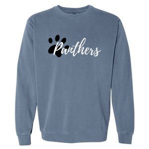 Panther Pride For Sports Fan School Spirit Garment-Dyed Sweatshirt