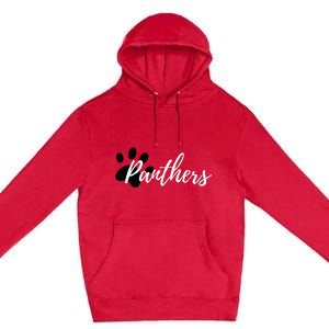 Panther Pride For Sports Fan School Spirit Premium Pullover Hoodie