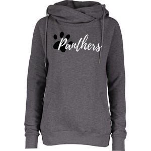 Panther Pride For Sports Fan School Spirit Womens Funnel Neck Pullover Hood