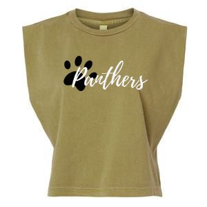 Panther Pride For Sports Fan School Spirit Garment-Dyed Women's Muscle Tee