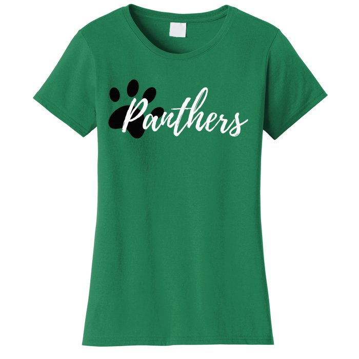 Panther Pride For Sports Fan School Spirit Women's T-Shirt