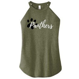 Panther Pride For Sports Fan School Spirit Women's Perfect Tri Rocker Tank