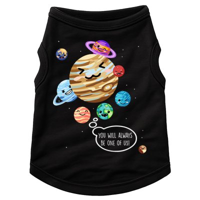 Pluto Planet Funny Space Cartoon Planets Never Forget Pluto Gift Doggie Tank