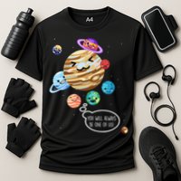 Pluto Planet Funny Space Cartoon Planets Never Forget Pluto Gift Performance Shirt