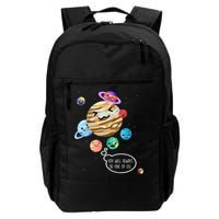 Pluto Planet Funny Space Cartoon Planets Never Forget Pluto Gift Backpack