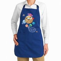 Pluto Planet Funny Space Cartoon Planets Never Forget Pluto Gift Apron